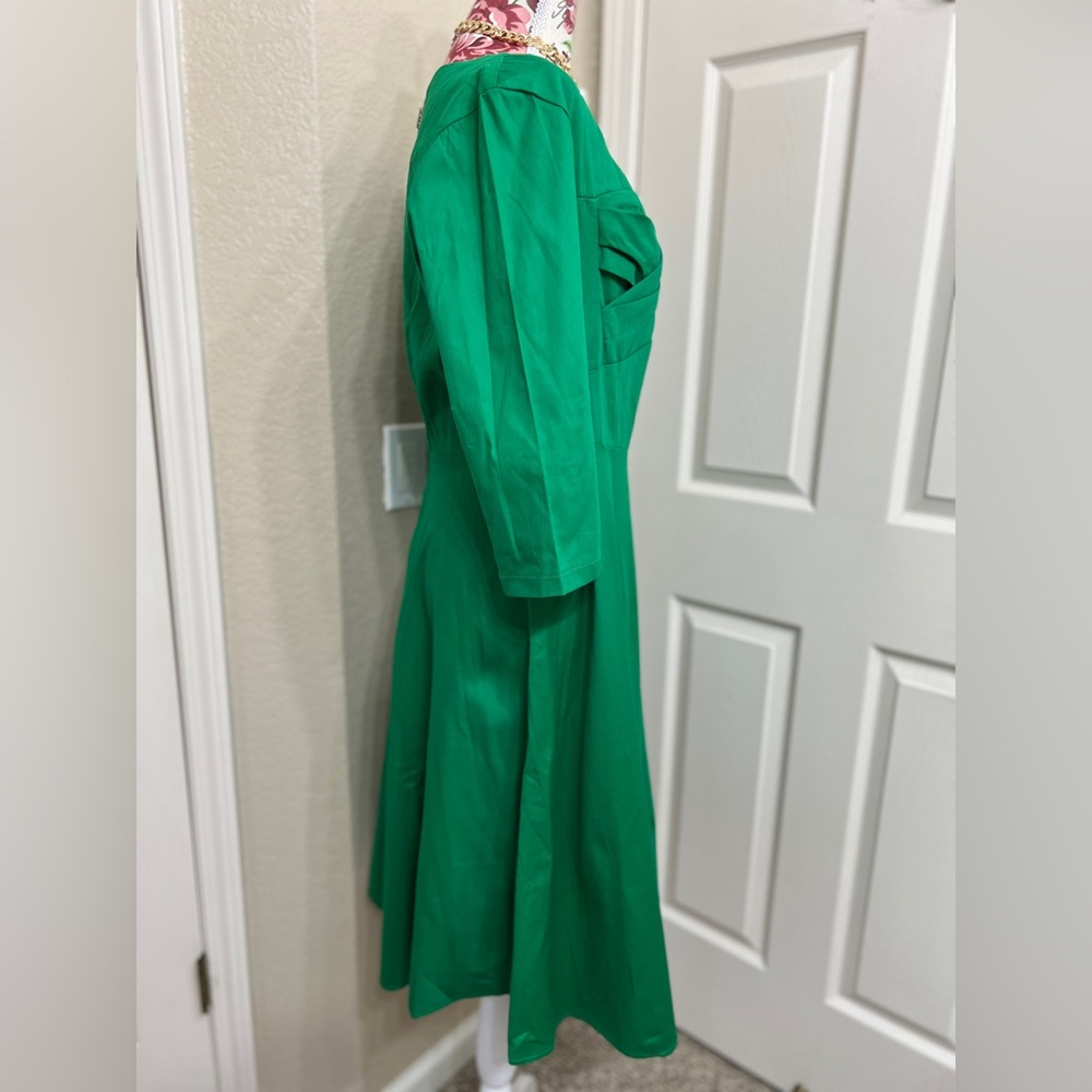 Acevog Green Dress size L - Picture 2 of 6